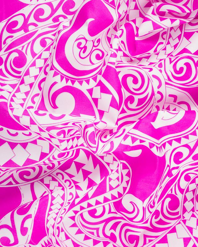 Polynesian fabric TATAN Pink - Tissushop